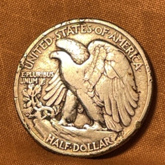 Rare 1942 Sue Walking Half Dollar Fine details #205791367559 - Picture 2 of 6